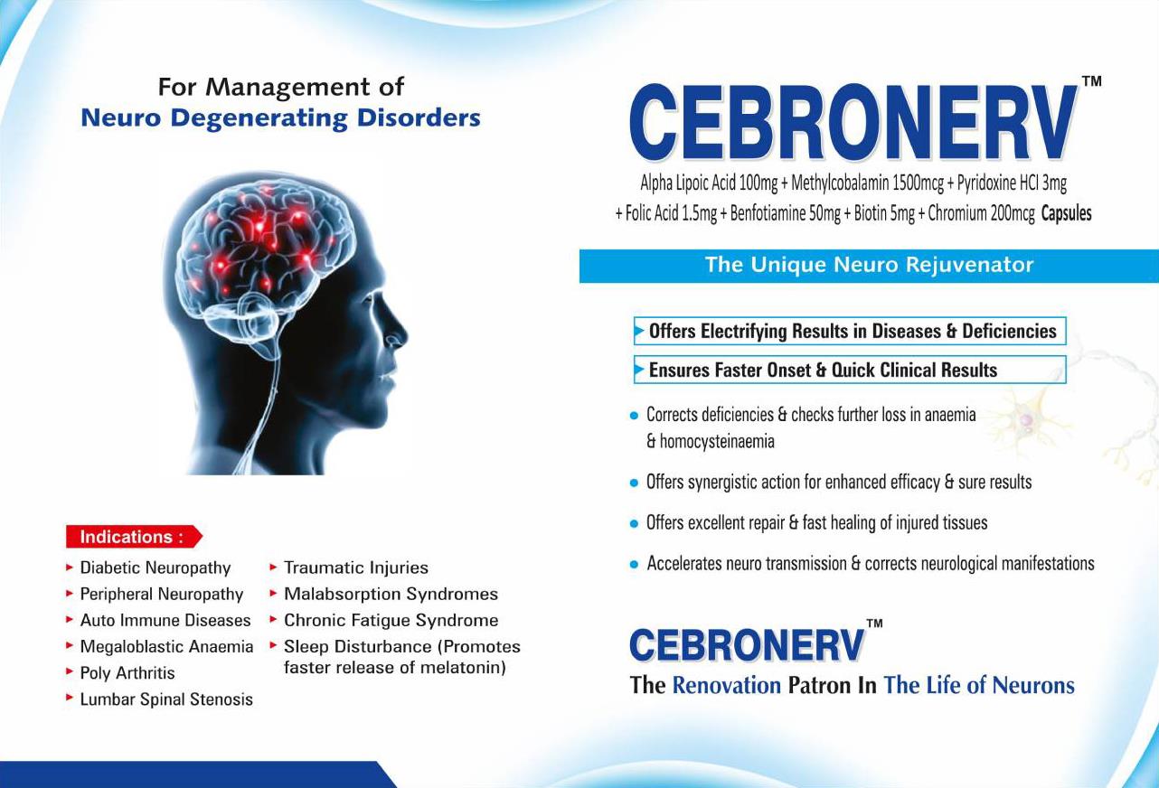  CEBRONERV Capsules – Neuro Rejuvenator for Cognitive and Nerve Health