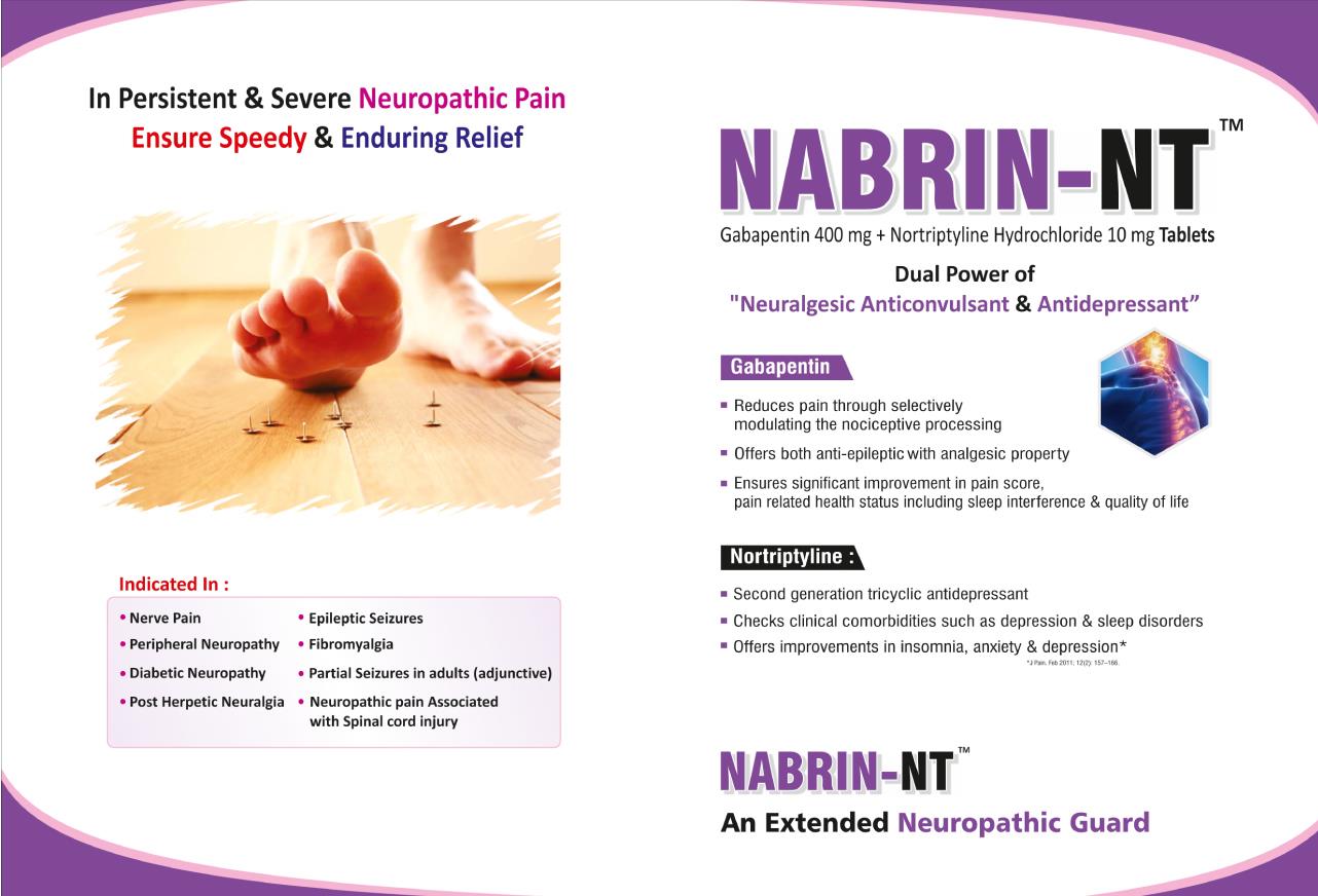 Nabrin-NT – Dual Relief for Neuropathic Pain & Depression