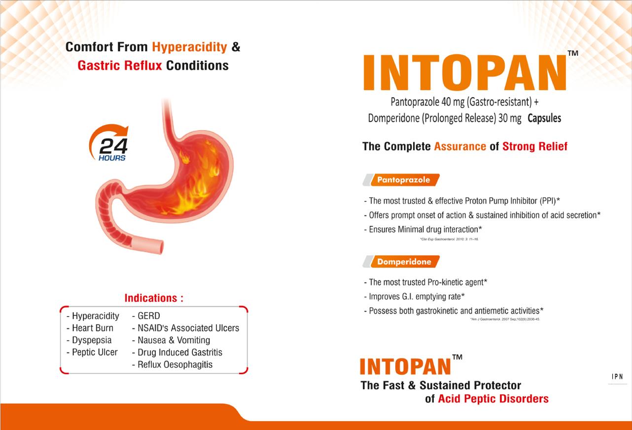 Intopan – Fast Relief from Hyperacidity & Reflux with Pantoprazole